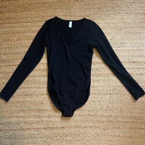 American Apparel Cross V Bodysuit